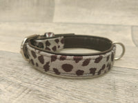 Trixie Savanne Silver Animal Print Collar 28-34cm Dachshund Jack Russell