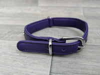 Trixie Active Soft Leather Collar With Rhinestones M: 36-43 Cm/18 Mm, Purple