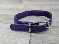 Trixie Active Soft Leather Collar With Rhinestones S: 31-37 Cm/16 Mm, Purple