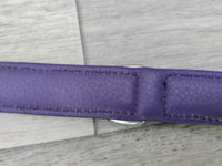 Trixie Active Soft Leather Collar With Rhinestones M: 36-43 Cm/18 Mm, Purple