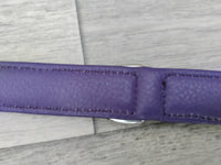 Trixie Active Soft Leather Collar With Rhinestones S: 31-37 Cm/16 Mm, Purple