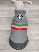 Yap Grey Bomber Jacket Dog Coat XL 18" / 51cm Spaniel