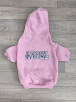 Pink Angel Hoodie Dog Jumper 18"-20"