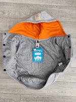 Mikki Touchdog Hoodie Jumper Grey 12" 30cm Small Terriers Pug