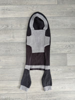 Animate Knitted Dog Onesie Hooded Grey 12" Small Terrier