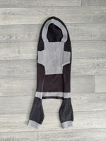 Animate Knitted Dog Onesie Hooded Grey 12" Small Terrier