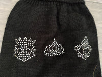 Trixie Kingston Black Wool Dog Jumper Pullover XS: 30cm, Jack Russell