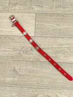 Rosewood Red Deluxe Snowflake Dog Collar 2.0cm X 18-30cm