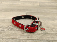 Rosewood Red Deluxe Snowflake Dog Collar 2.0cm X 18-30cm