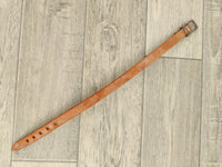 Ancol Heritage Diamond Leather Collar Light Brown Small 26-32cm