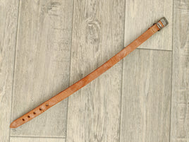 Ancol Heritage Diamond Leather Collar Light Brown Small 26-32cm