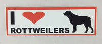 "I Love" Dog Car Bumper Sticker - Breed Specific