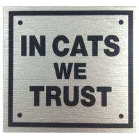 Cat Lovers Metallic Style Car Bumper Stickers