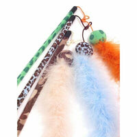 Rosewood Jolly Moggy Feather Boa Teaser Assorted