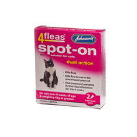 Johnson's 4fleas Spot-on Cat 2 Vial Pack