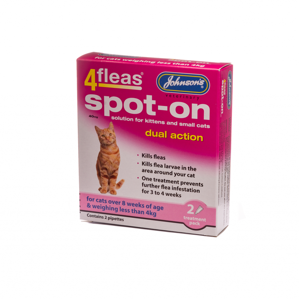 Johnson's 4fleas Spot-on Kitten 2 Vial Pack