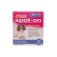 Johnsons 4fleas Spot-on Dog 2 Vial Pack