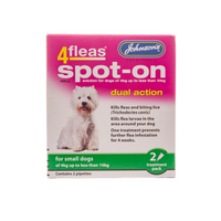 Johnsons 4fleas Spot-on Dog 2 Vial Pack