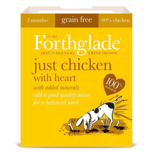 Forthglade Just Chicken & Heart Grain Free 395G
