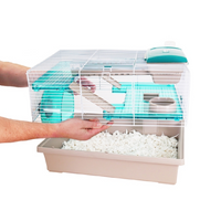 Rosewood Small Animal Home Pico Translucent Teal 50x36x29cm