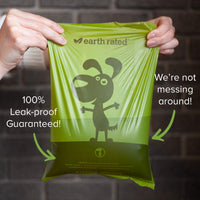 Earth Rated 300-Count Biodegradable Dog Poo Bags, Unscented On A Single Roll For Pantries