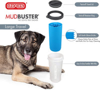 Dexas Lidded MudBuster Portable Travel Lidded Dog Paw Cleaner