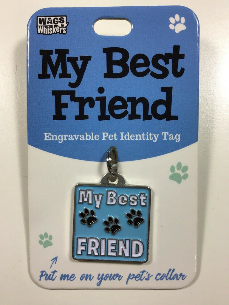 Best friend dog collar charm outlet