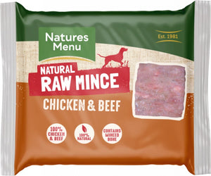 Natures Menu Frozen Chicken & Beef Mince 400g
