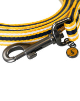Joules Navy Striped Dog Lead