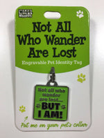 Wags & Whiskers Dog ID Tag Bag Charm Key Ring All Breeds