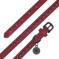 Sotnos Oxblood Studded Collar