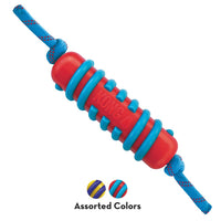 KONG Jaxx Brights Stick with Rope Assorted Large