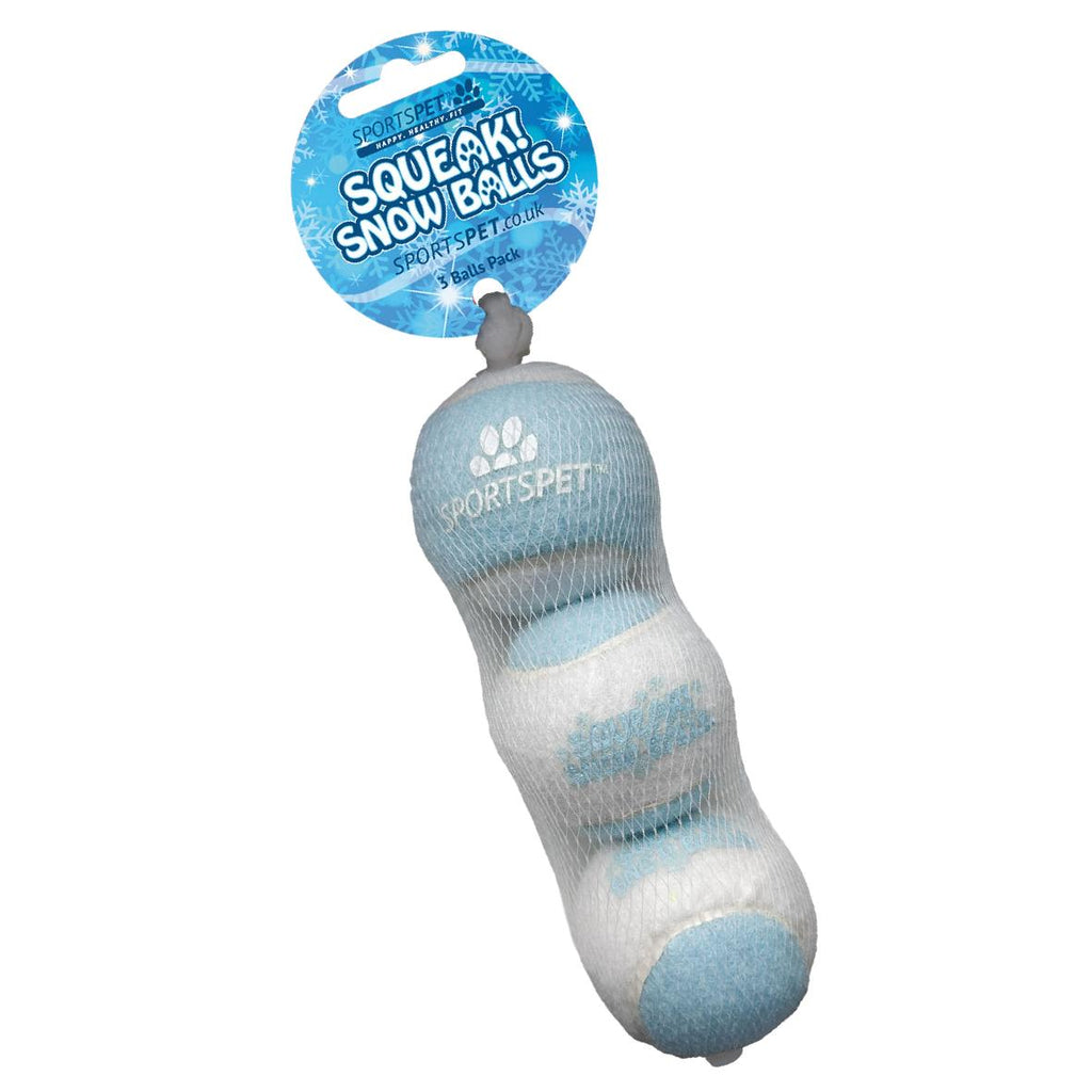 Sportspet Squeak Tennis Balls 3 Pack