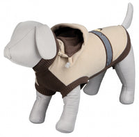 Trixie Pompei Beige Hooded Pullover Jumper XL: 65cm, Collie Lab Retriever