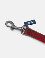 Joules Red Tweed Dog Lead