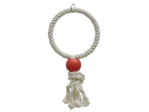 Boredom Breaker Parrot Rope Ring Large