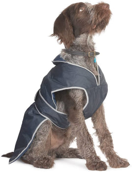 Ancol Stormguard Fleece Lined Coat Navy Blue
