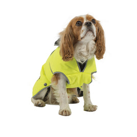 Ancol Stormguard Fleece Lined Coat Hi Vis Yellow