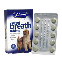 Johnsons Sweet Breath Dog Tablets 30'S