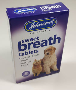 Johnsons Sweet Breath Dog Tablets 30'S
