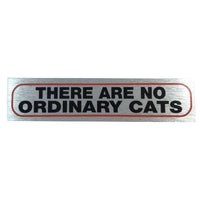 Cat Lovers Metallic Style Car Bumper Stickers