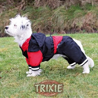 Trixie Cayres Rain & Snow Full Leg Suit For Dogs XS: 30cm Red/Black