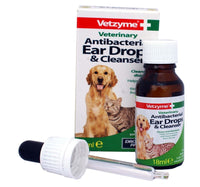 S Vetzyme Antibacterial Ear Drops 18ml
