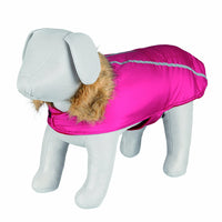 Trixie Vienne Pink Waterproof Dog Coat M: 45cm / 18", Springer Cocker Spaniel