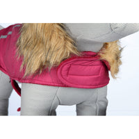 Trixie Vienne Pink Waterproof Dog Coat M: 45cm / 18", Springer Cocker Spaniel