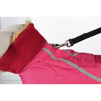 Trixie Vienne Pink Waterproof Dog Coat M: 45cm / 18", Springer Cocker Spaniel