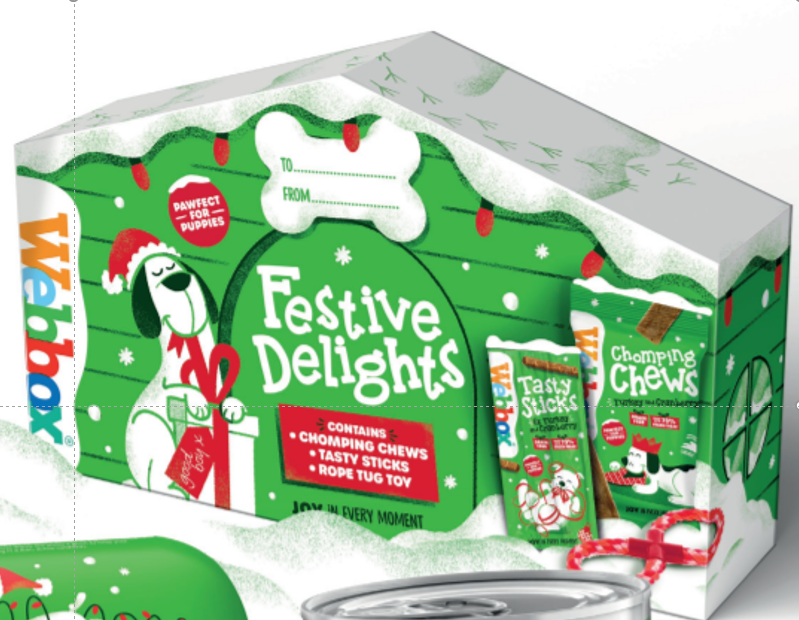 Webbox Christmas Box For Dogs Hills Pet Shop