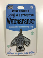 Wags & Whiskers Dog ID Tag Bag Charm Key Ring All Breeds