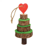Rosewood Wood & Loofa Tree For Small Animals