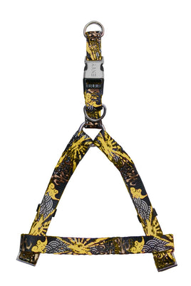 ENVY Sengoku Designer Dog Harness Yellow 35-60cm x 15cm